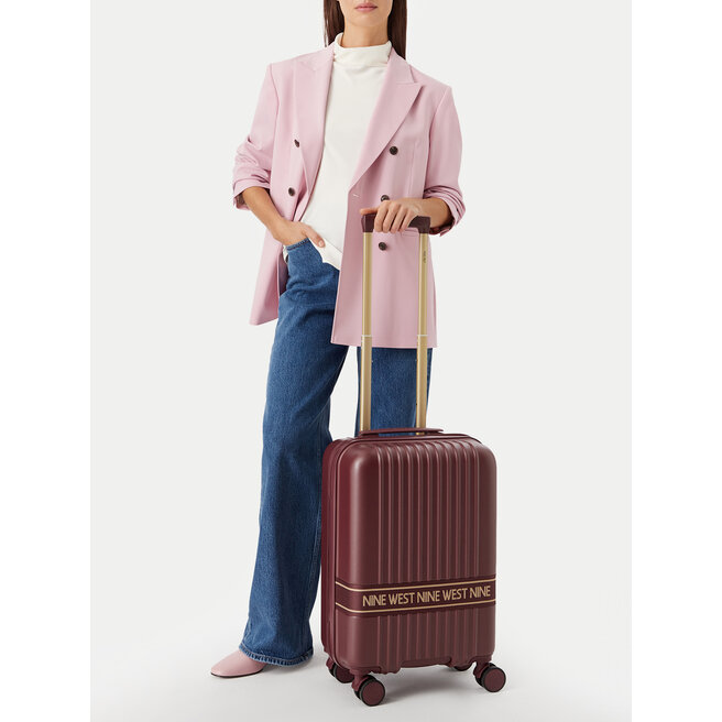 Walizka kabinowa Nine West CEO-NW-S-002-10 Bordowy -