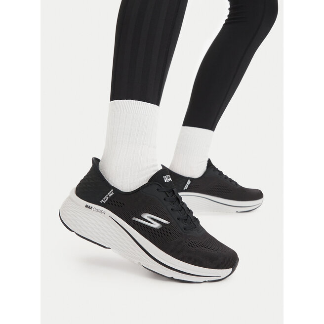 Sneakersy Skechers 129606/BKW Czarny - kobiece