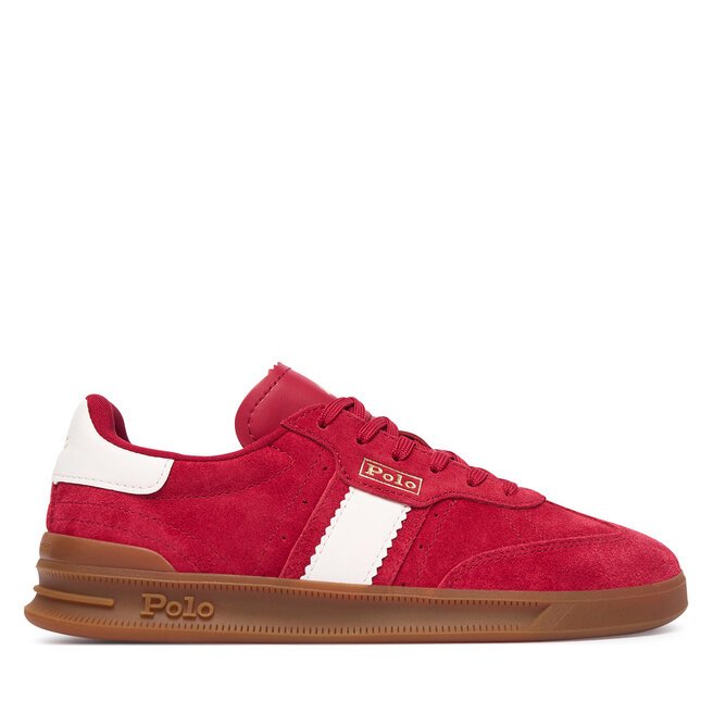 Sneakersy Polo Ralph Lauren 804956688013 Czerwony - kobiece