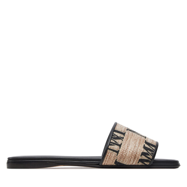 Klapki Max Mara Logoslide 2414521332600 Beżowy -