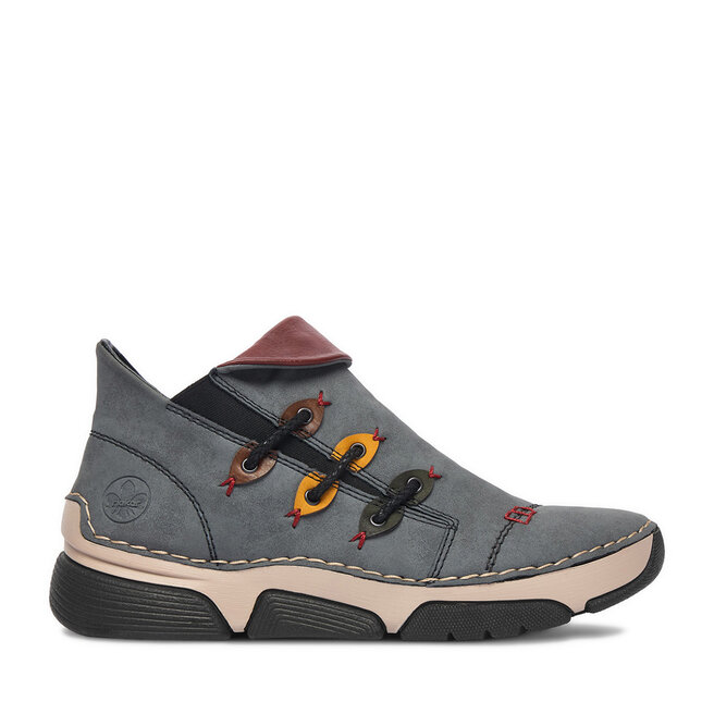 Botki Rieker CEO-45983-14 Niebieski - kobiece