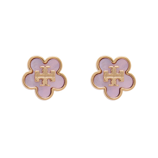 Kolczyki Tory Burch Mop Stud Earrings 157351 Różowy -