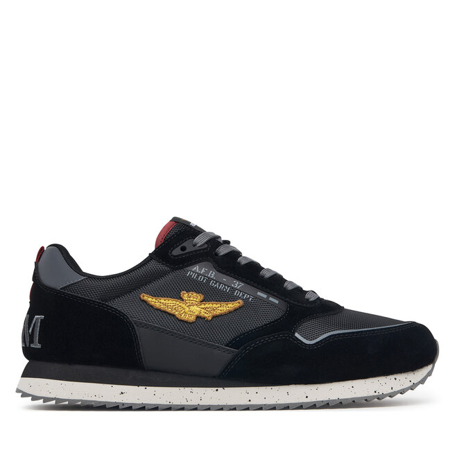 Sneakersy Aeronautica Militare SC0288UCT03545 Czarny - męskie