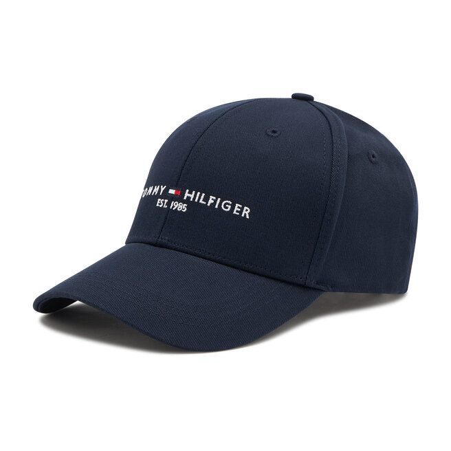 Czapka z daszkiem Tommy Hilfiger Th Established Cap AM0AM07352 Granatowy -