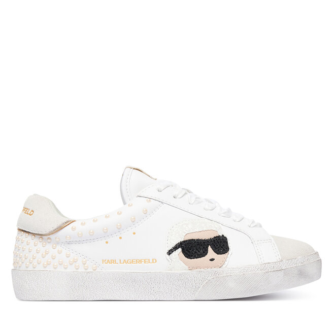 Sneakersy KARL LAGERFELD KL60130N Biały - kobiece