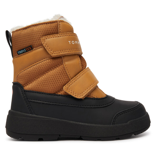 Śniegowce Tommy Hilfiger Niagara T1XD-35302-1973 M Brązowy jasny - chłopięce