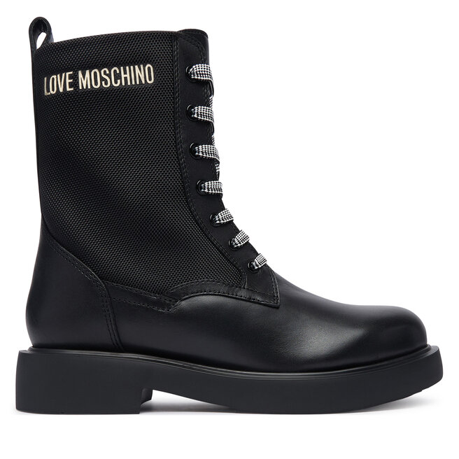 Trzewiki LOVE MOSCHINO JA24074G1PIO100A Czarny - kobiece