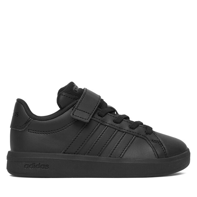 Sneakersy adidas Grand Court 3.0 El C KK3790 Czarny - chłopięce