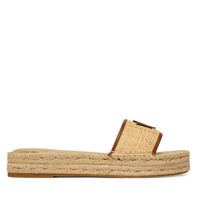 Espadryle LAUREN RALPH LAUREN 802P06398003 Beżowy - kobiece