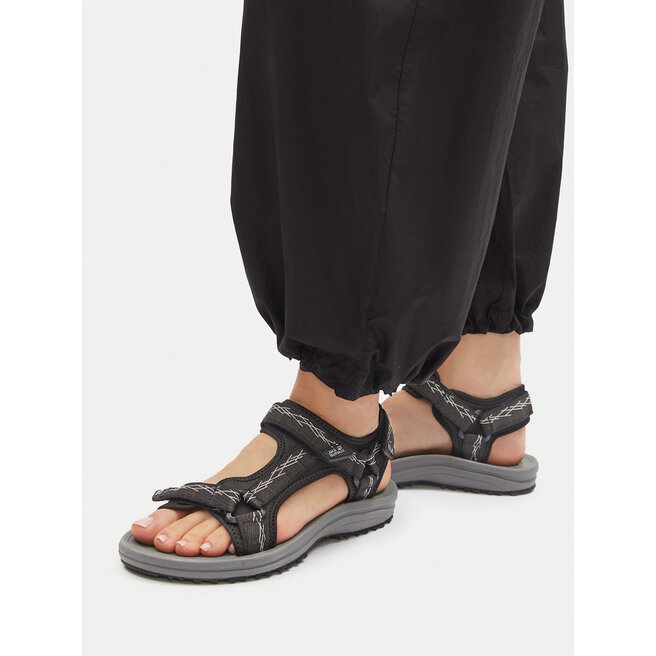 Sandały Jack Wolfskin Wave Breaker W 4050291 Czarny - kobiece