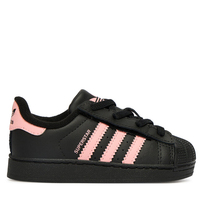 Sneakersy adidas Superstar II Cf El I JP9470 Czarny - dziewczęce