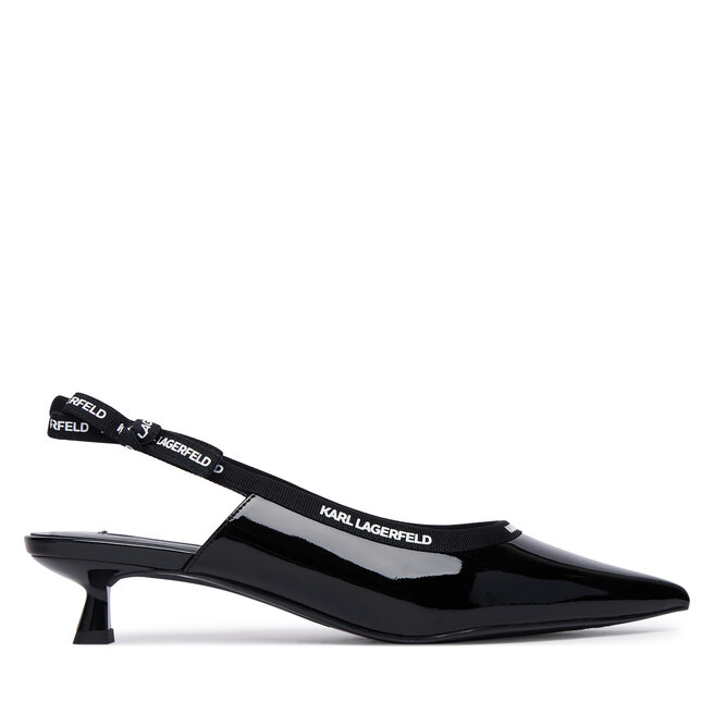 Czółenka KARL LAGERFELD Pasha KL30109R Czarny - kobiece