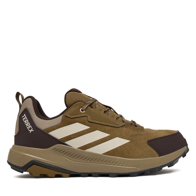 Trekkingi adidas Terrex Anylander Leather Hiking KJ5210 Brązowy - męskie