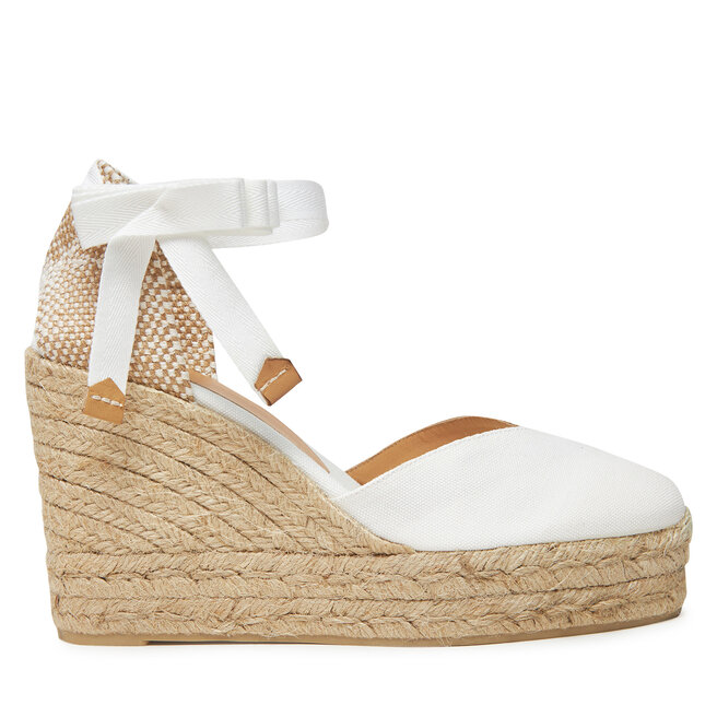 Espadryle Castañer Chiara/8ED/001 020992 Biały - kobiece