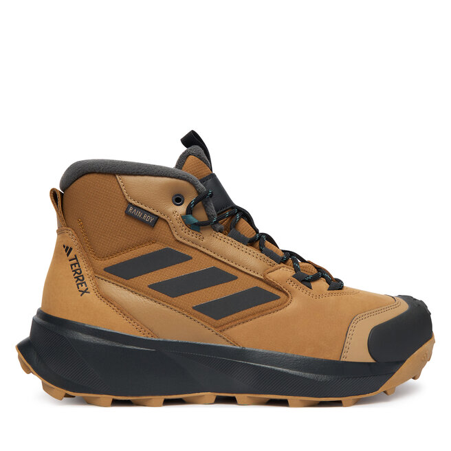 Trekkingi adidas Terrex Winter Leather Mid Cut Rain.Rdy Cold JR5297 Brązowy - męskie