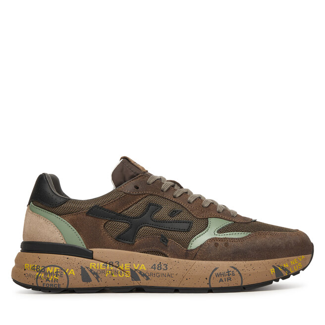 Sneakersy Premiata Mick0.1 Var 8436 Brązowy - męskie
