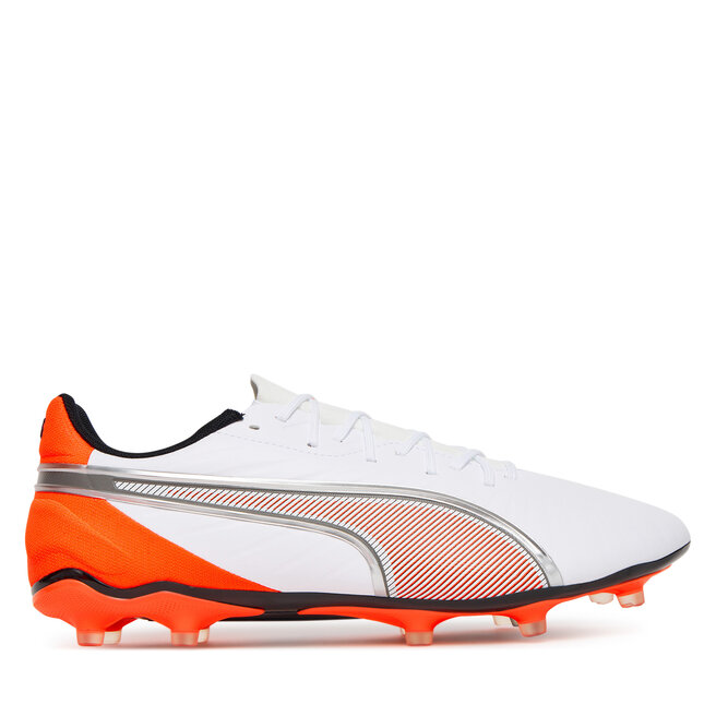 Buty do piłki nożnej Puma King Match Fg/Ag 108832 01 Biały - męskie