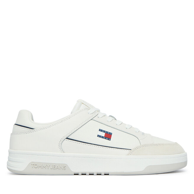 Sneakersy Tommy Jeans Basket EM0EM01792 Biały - męskie