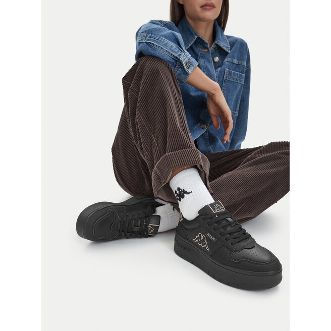 Sneakersy Kappa CEOWB-SS24-3C017 Czarny - kobiece