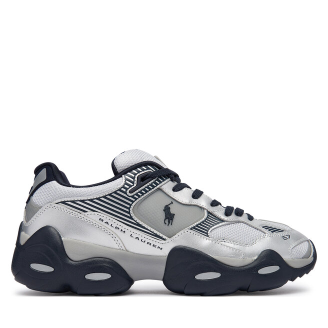 Sneakersy Polo Ralph Lauren Trackstr 300 809P15751001 Srebrny - męskie