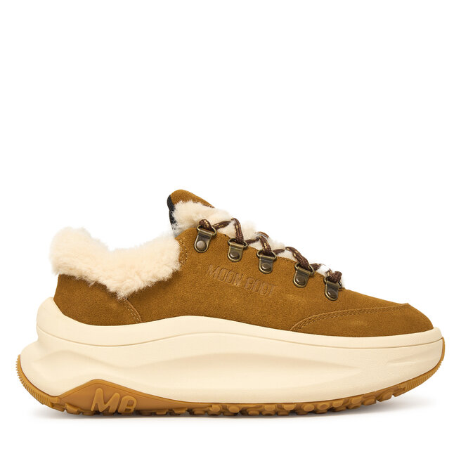 Sneakersy Moon Boot Moon247 City Shearling 80D2490040 Brązowy - kobiece