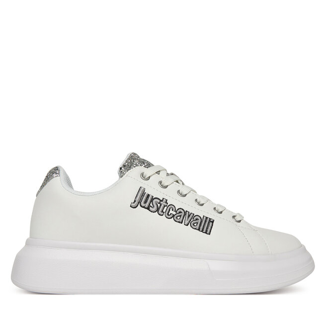 Sneakersy Just Cavalli 79RA3SB3 ZPB46 Biały - kobiece