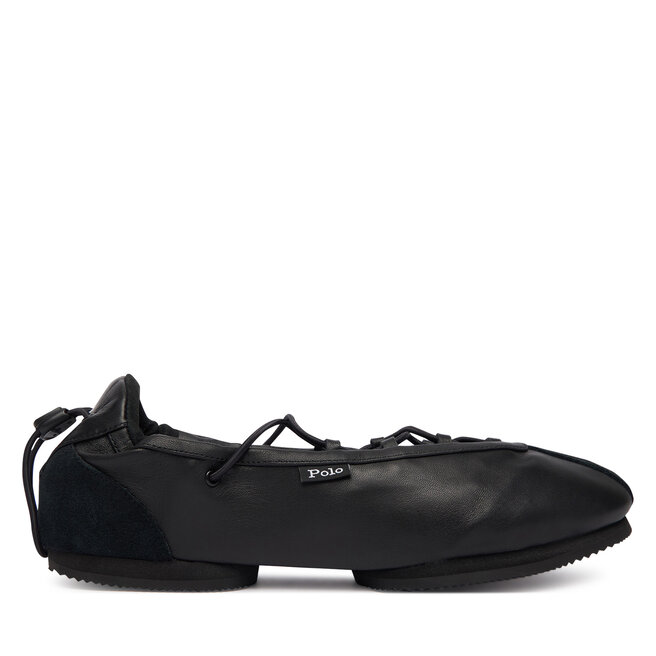 Baleriny Polo Ralph Lauren Blrna Lce Up 804P08221001 Czarny -