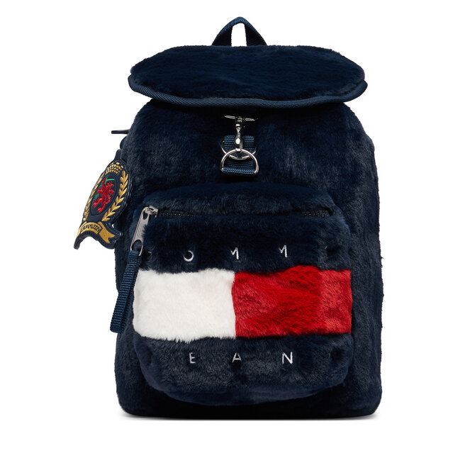 Plecak Tommy Jeans Tjw Archive Fur Backpack AW0AW19078 Granatowy -