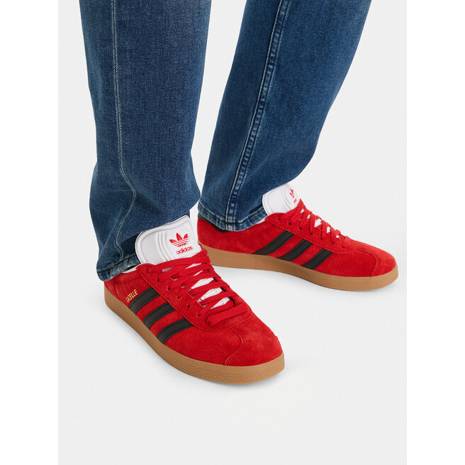 Sneakersy adidas Gazelle IH9634 Czerwony - męskie