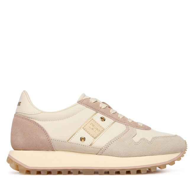 Sneakersy Blauer S6MILLEN03/NYS Écru - kobiece