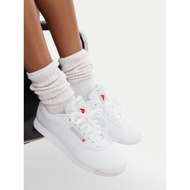 Sneakersy Reebok C-PRINCESS 100000101 Biały - kobiece