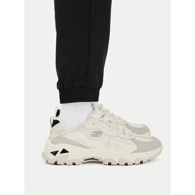 Sneakersy Skechers D'Lites Hiker 180128/NTMT Beżowy - kobiece
