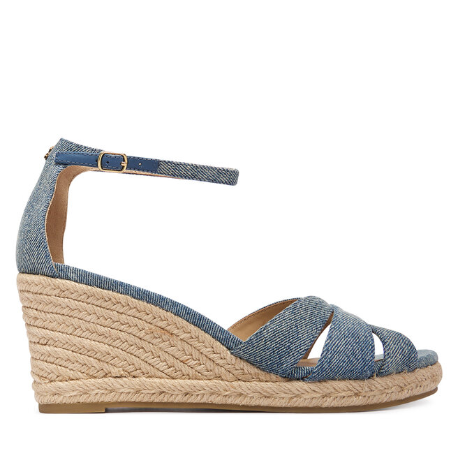 Espadryle LAUREN RALPH LAUREN 802P10423001 Niebieski - kobiece