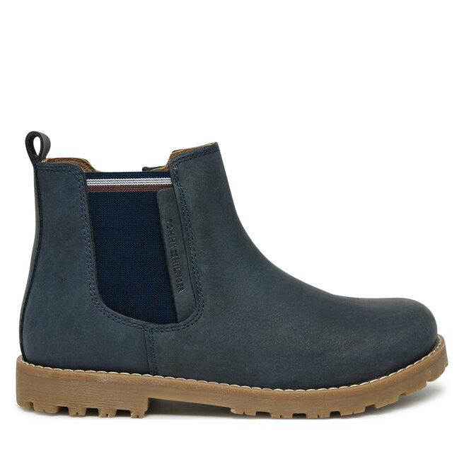Trzewiki Tommy Hilfiger T1X5-33700-0124 S Granatowy - chłopięce