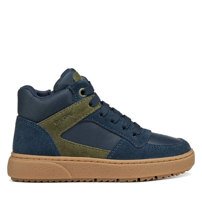Sneakersy Geox J Theleven Boy J46LDC 05422 CF4A3 D Granatowy - chłopięce