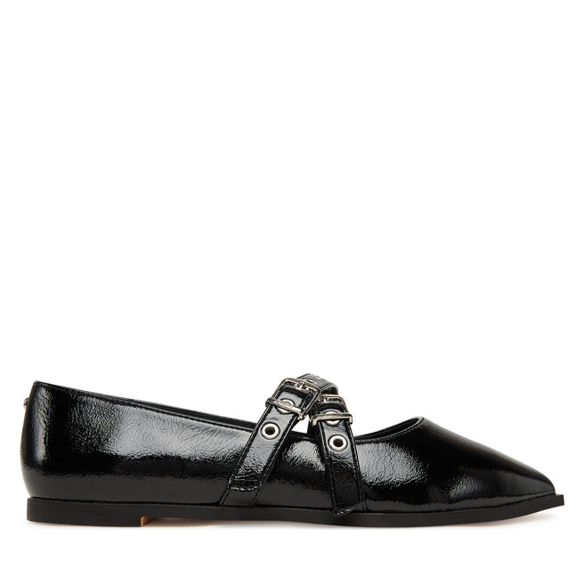 Baleriny Buffalo Marly Cross 1621026 Czarny -