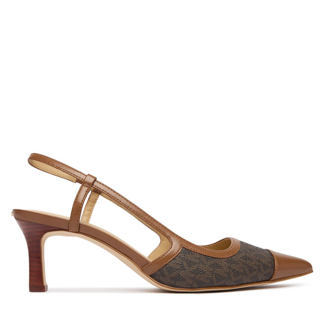 Czółenka MICHAEL Michael Kors Alora Toe Cao Mid Sling 40R6AOMS1B Brązowy - kobiece