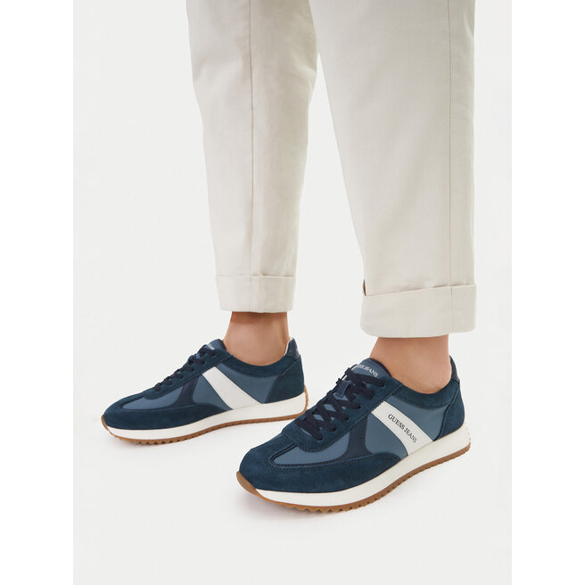 Sneakersy Guess Jeans EO-ORLANDO-01 126AM Granatowy - męskie