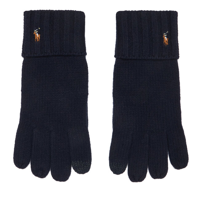 Rękawiczki Polo Ralph Lauren 449793457003 Granatowy - męskie