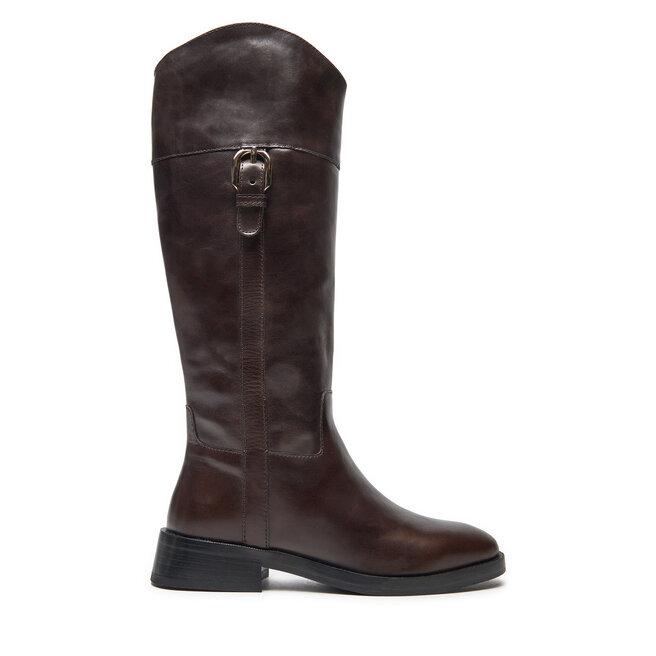 Kozaki Geox D Tormalina D36VBG 000AA C6024 Brązowy - kobiece