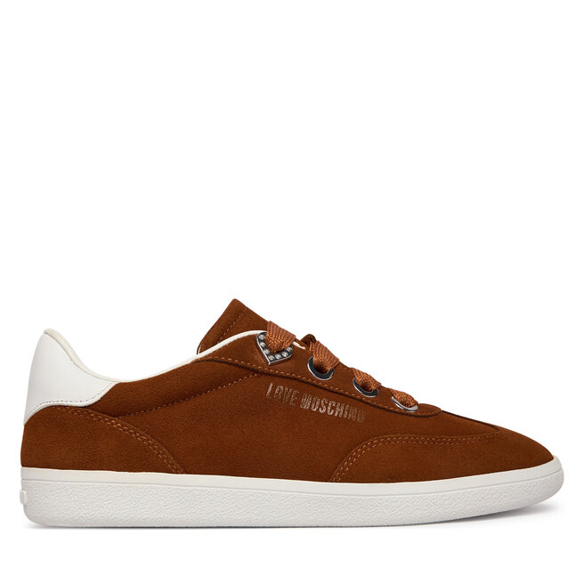 Sneakersy LOVE MOSCHINO JA15142G1OIG0200 Brązowy - kobiece