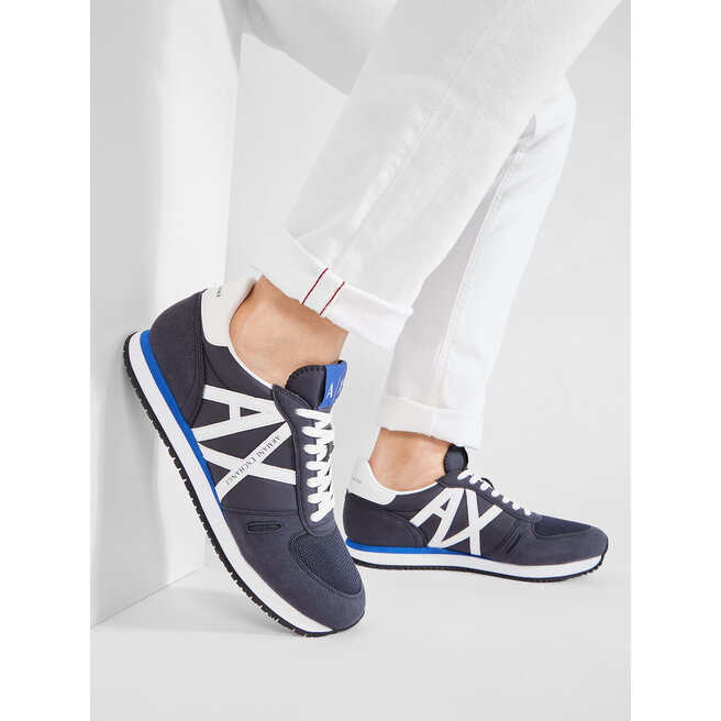 Sneakersy Armani Exchange XUX017 XCC68 K487 Granatowy - męskie