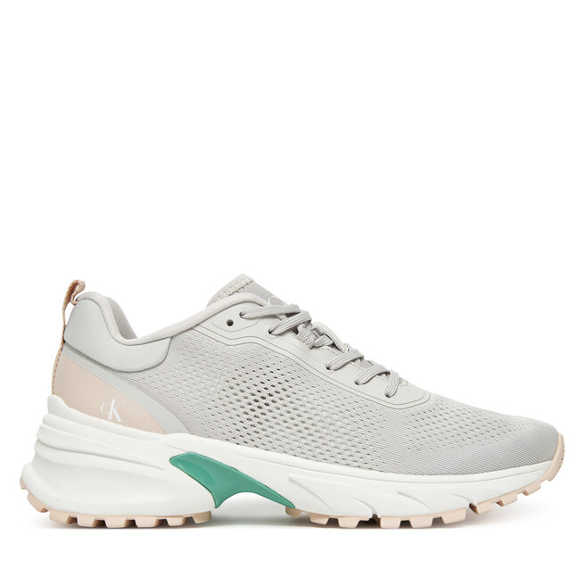 Sneakersy Calvin Klein Jeans Hike Runner Mg Tech YW0YW01856 Szary - kobiece