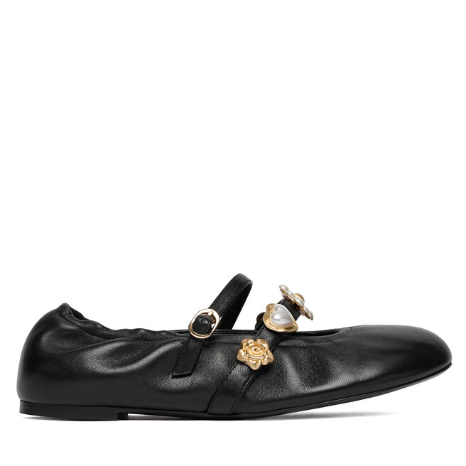 Baleriny Stuart Weitzman Socharming Mary Jane SN124 Czarny -