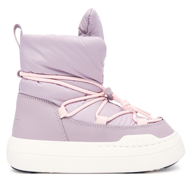 Śniegowce Moon Boot Jr Park lace Mid 80D3440070 S Różowy - dziewczęce