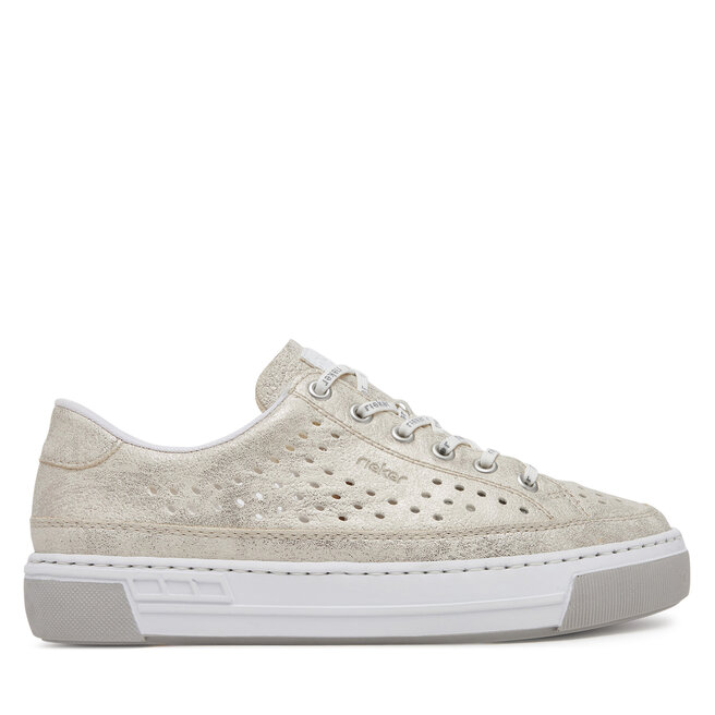 Sneakersy Rieker CEO-L8849-60 Złoty - kobiece
