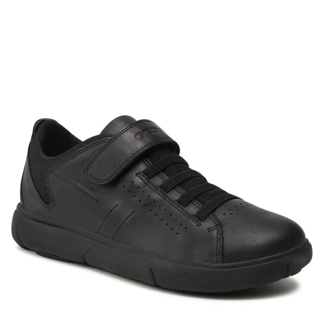Sneakersy Geox J Nebcup B. B J02AZB 04314 C9999 S Czarny - chłopięce