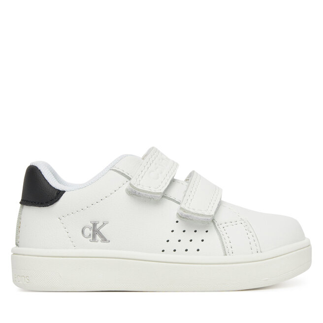 Sneakersy Calvin Klein Jeans Low Cut Velcro Sneaker V1X9-82074-1355 M Biały - chłopięce