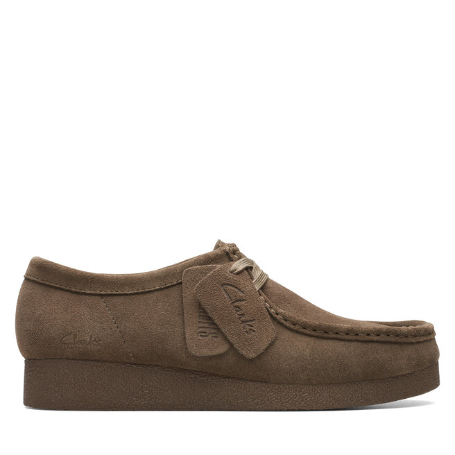 Półbuty Clarks WallabeeEVOSh 26174748 Brązowy - kobiece