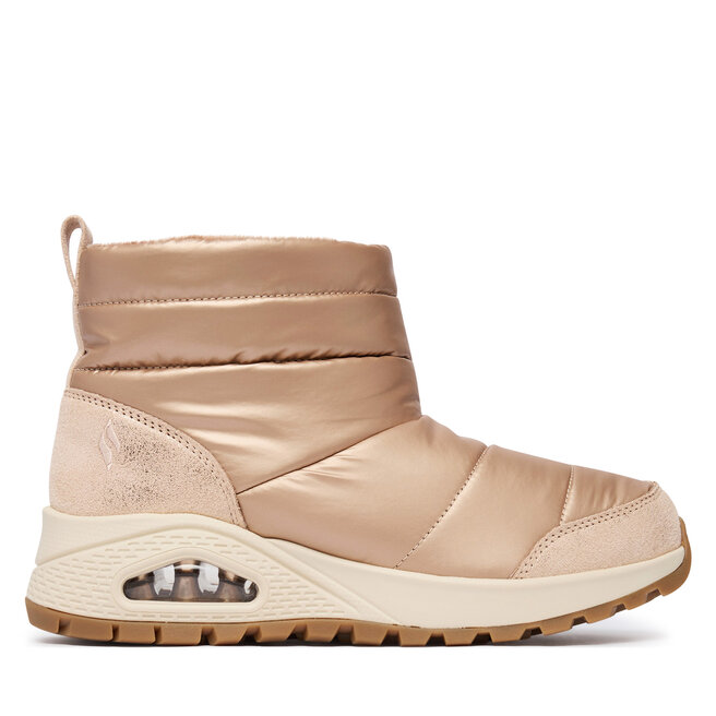 Śniegowce Skechers Uno Rugged - Puffer 168127 Złoty - kobiece